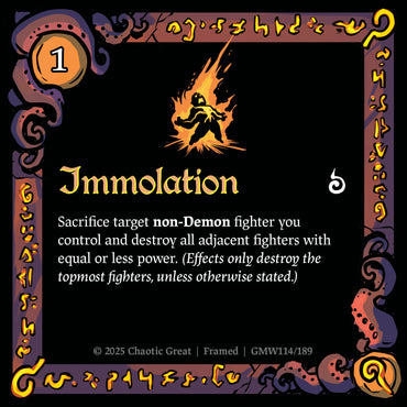 Immolation (GMW114/189) [Base Set]