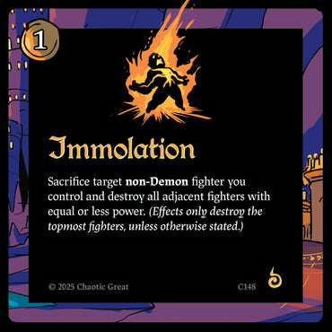 Immolation (C148) [Base Set]
