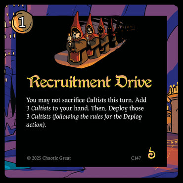 Recruitment Drive (C147) [Base Set]