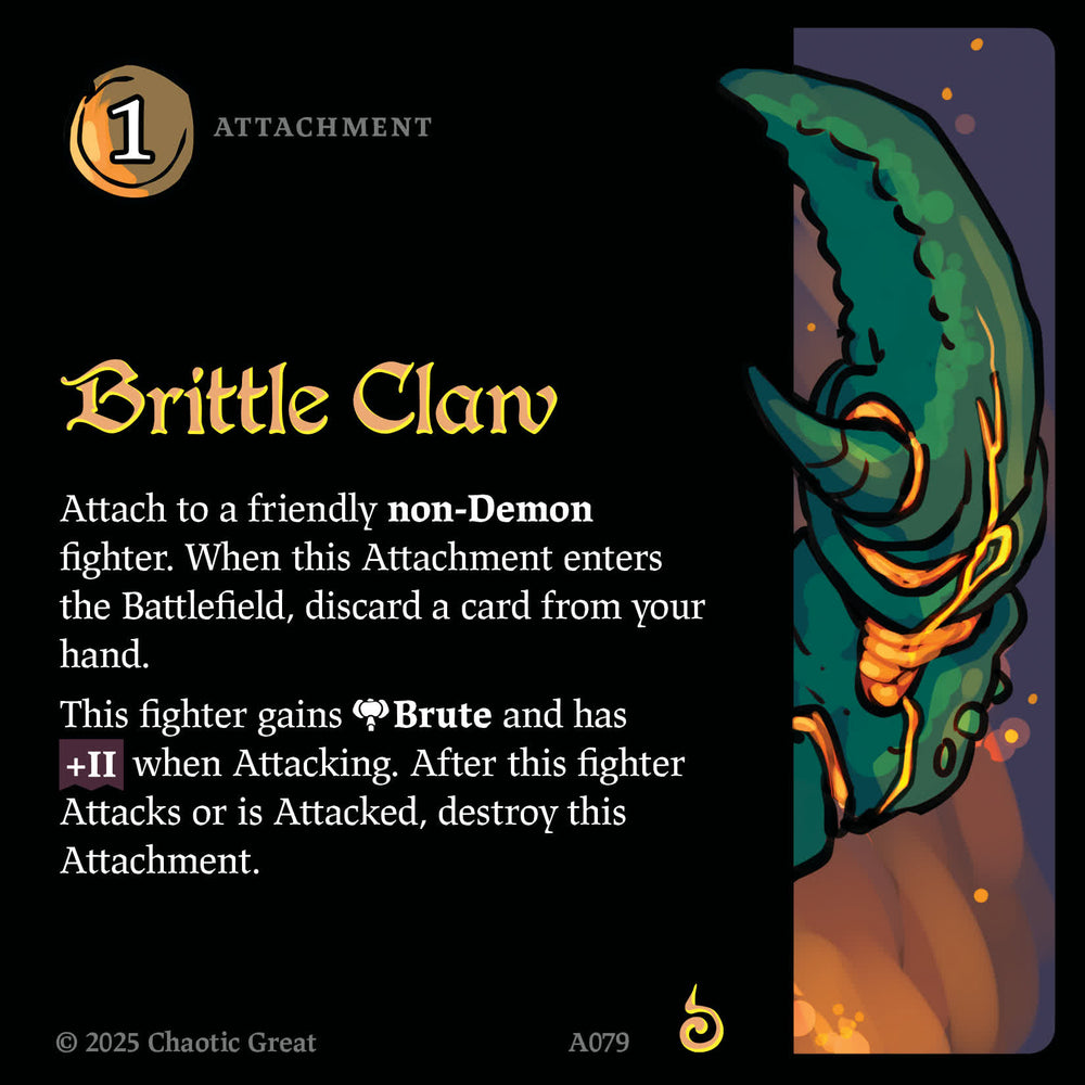 Brittle Claw (A079) [Auroxi Expansion]