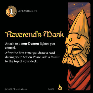 Reverend’s Mask (M076) [Marvorren Expansion]