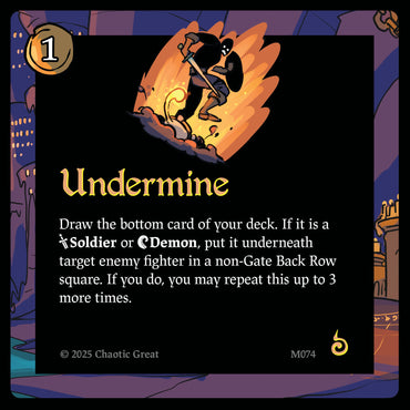 Undermine (M074) [Marvorren Expansion]