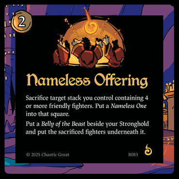 Nameless Offering (R083) [Rotborn Expansion]