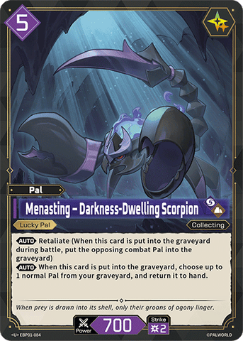 Menasting – Darkness-Dwelling Scorpion (EBP01-084)