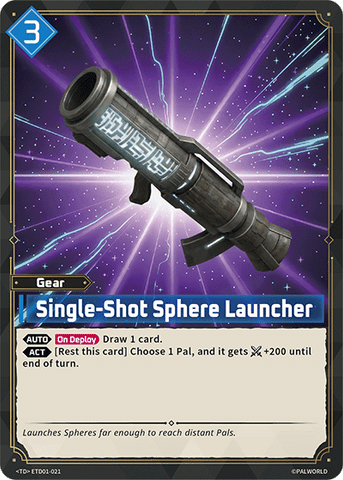 Single-Shot Sphere Launcher (ETD01-021)