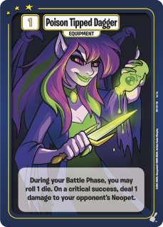 Poison Tipped Dagger [Fire Uni Starter Deck]