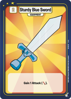 Sturdy Blue Sword [Fire Uni Starter Deck]