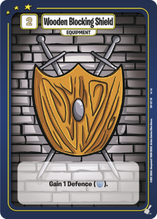 Wooden Blocking Shield [Fire Uni Starter Deck]