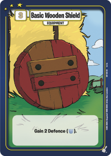Basic Wooden Shield [Fire Uni Starter Deck]