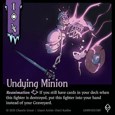 Undying Minion (GMW103/189) [Base Set]
