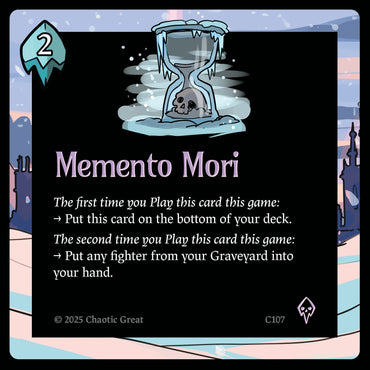 Memento Mori (C107) [Base Set]