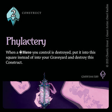 Phylactery (GMW144/189) [Rotborn Expansion]