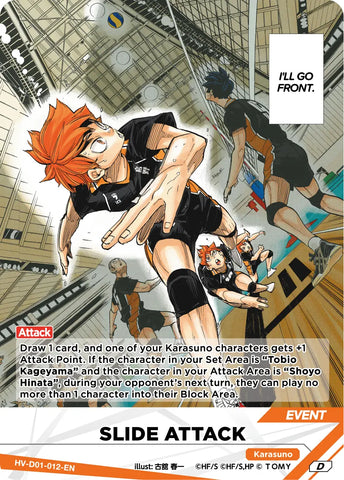 SLIDE ATTACK (HV-D01-012-D) [Starter Deck - Karasuno High School]