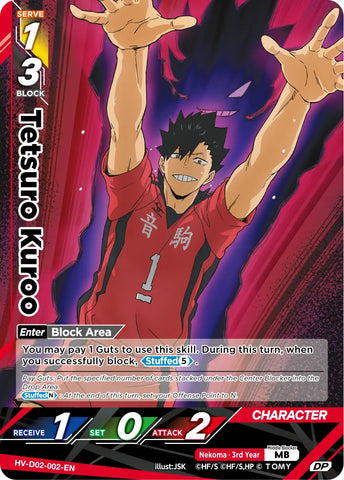 Tetsuro Kuroo (HV-D02-002-DP Parallel) [Starter Deck - Nekoma High School]