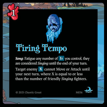 Tiring Tempo (M036) [Marvorren Expansion]