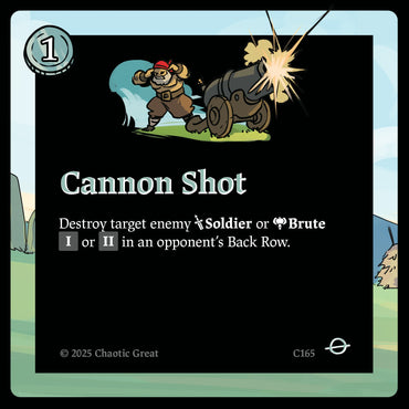 Cannon Shot (C165) [Base Set]