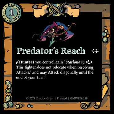 Predator’s Reach (GMW128/189) [Base Set]