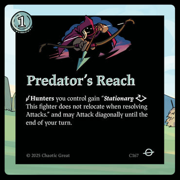 Predator’s Reach (C167) [Base Set]