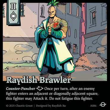 Raydish Brawler (A086) [Auroxi Expansion]