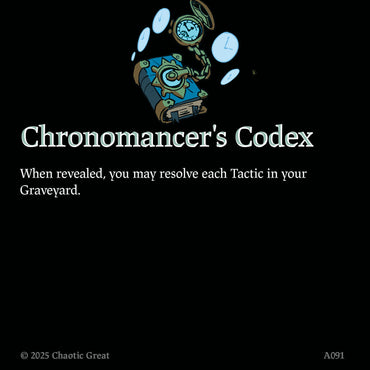 Chronomancer’s Codex (A091) [Auroxi Expansion]