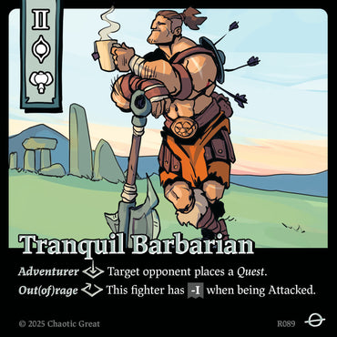 Tranquil Barbarian (R089) [Rotborn Expansion]