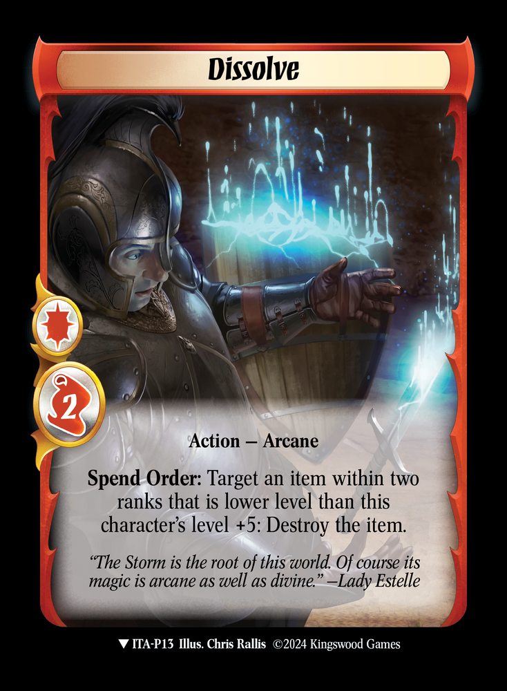 Dissolve (Extended Art) [Into the Accordlands]