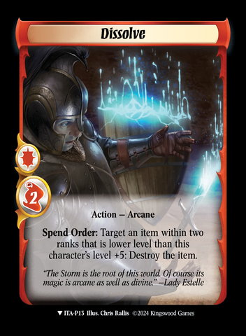 Dissolve (Extended Art) [Into the Accordlands]