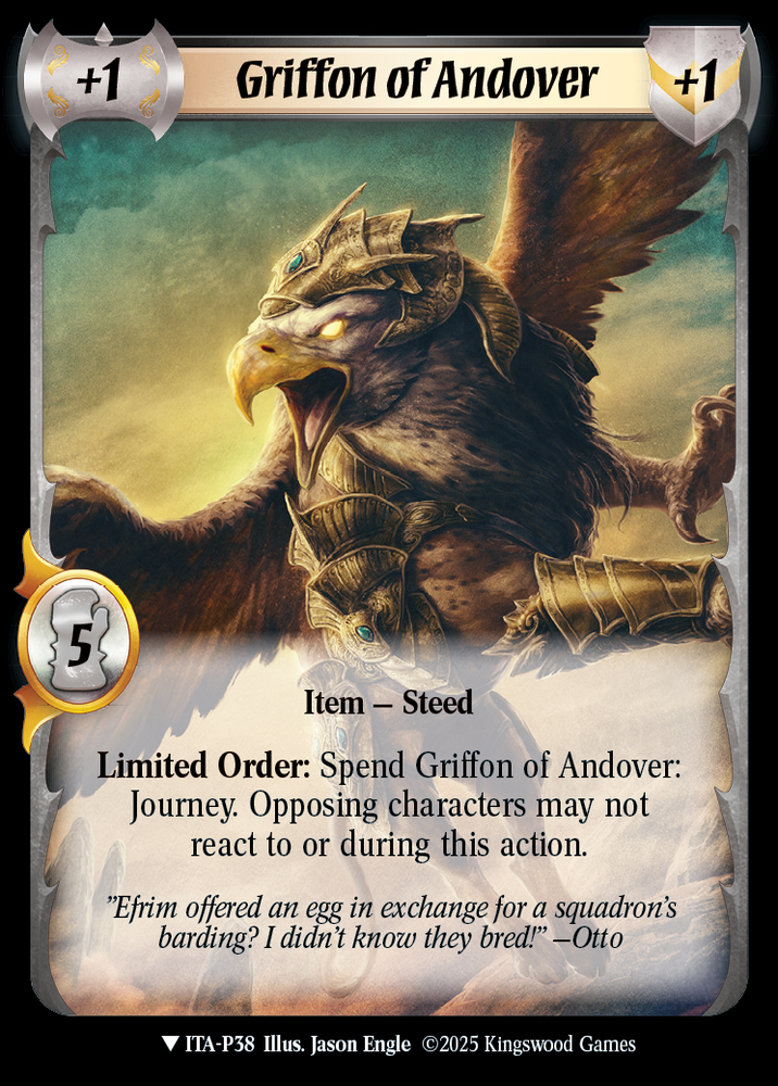 Griffon of Andover (Extended Art) [Into the Accordlands]