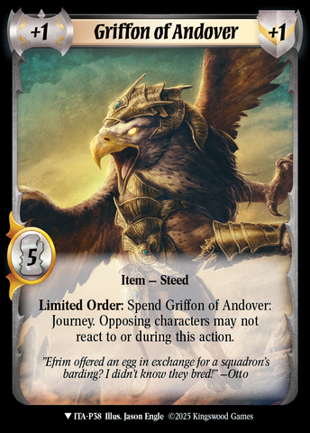 Griffon of Andover (Extended Art) [Into the Accordlands]