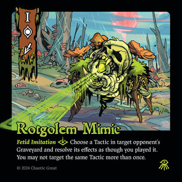 Rotgolem Mimic [Rotborn Expansion]