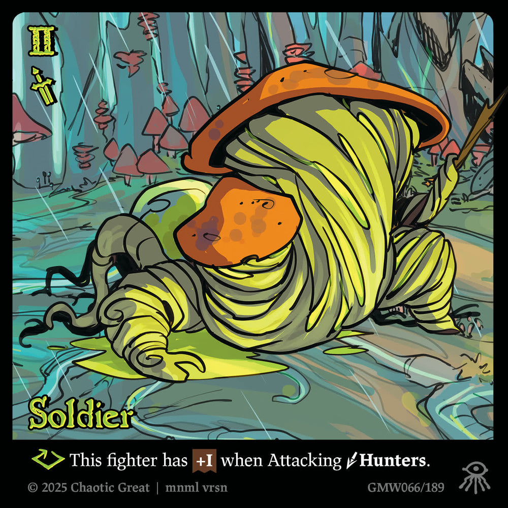 Soldier (Fungoid) (GMW066/189) [Rotborn Expansion, Marvorren Expansion]