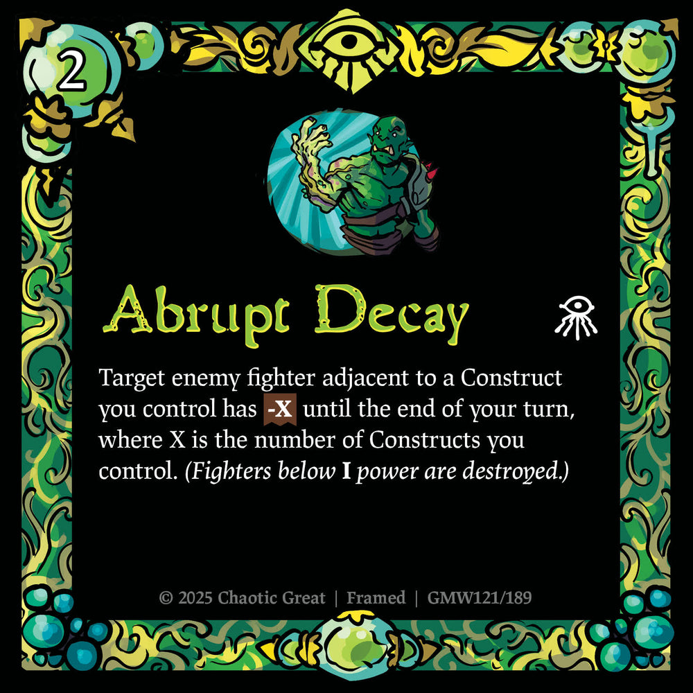 Abrupt Decay (GMW121/189) [Rotborn Expansion]