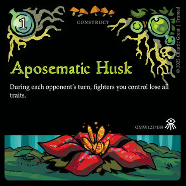 Aposematic Husk (GMW123/189) [Rotborn Expansion]