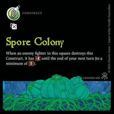 Spore Colony (GMW004/189) [Rotborn Expansion, Marvorren Expansion]