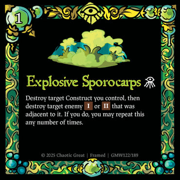 Explosive Sporocarps (GMW122/189) [Rotborn Expansion]
