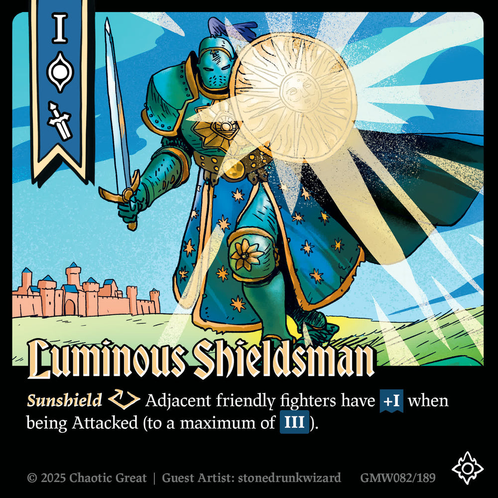 Luminous Shieldsman (GMW082/189) [Base Set]