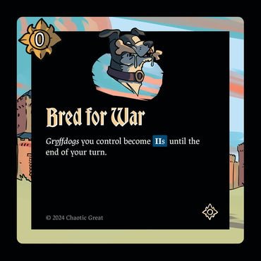 Bred for War [Base Set]