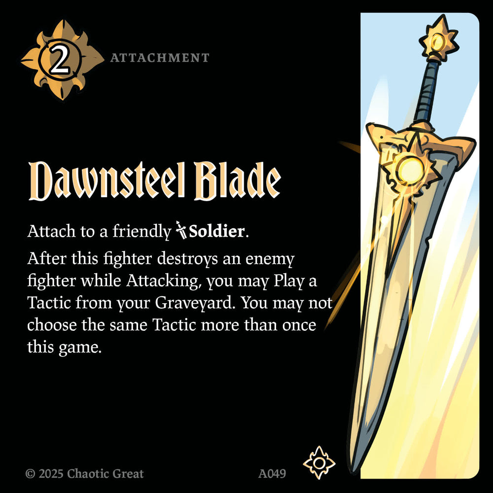 Dawnsteel Blade (A049) [Auroxi Expansion]