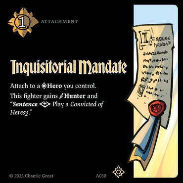 Inquisitorial Mandate (A050) [Auroxi Expansion]