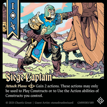Siege Captain (GMW083/189) [Rotborn Expansion]