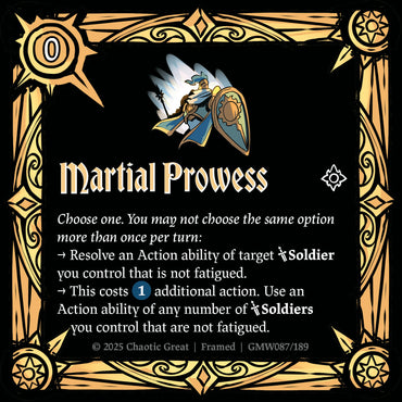 Martial Prowess (GMW087/189) [Rotborn Expansion]