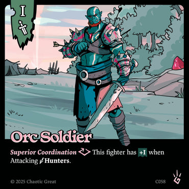 Orc Soldier (C058) [Base Set]