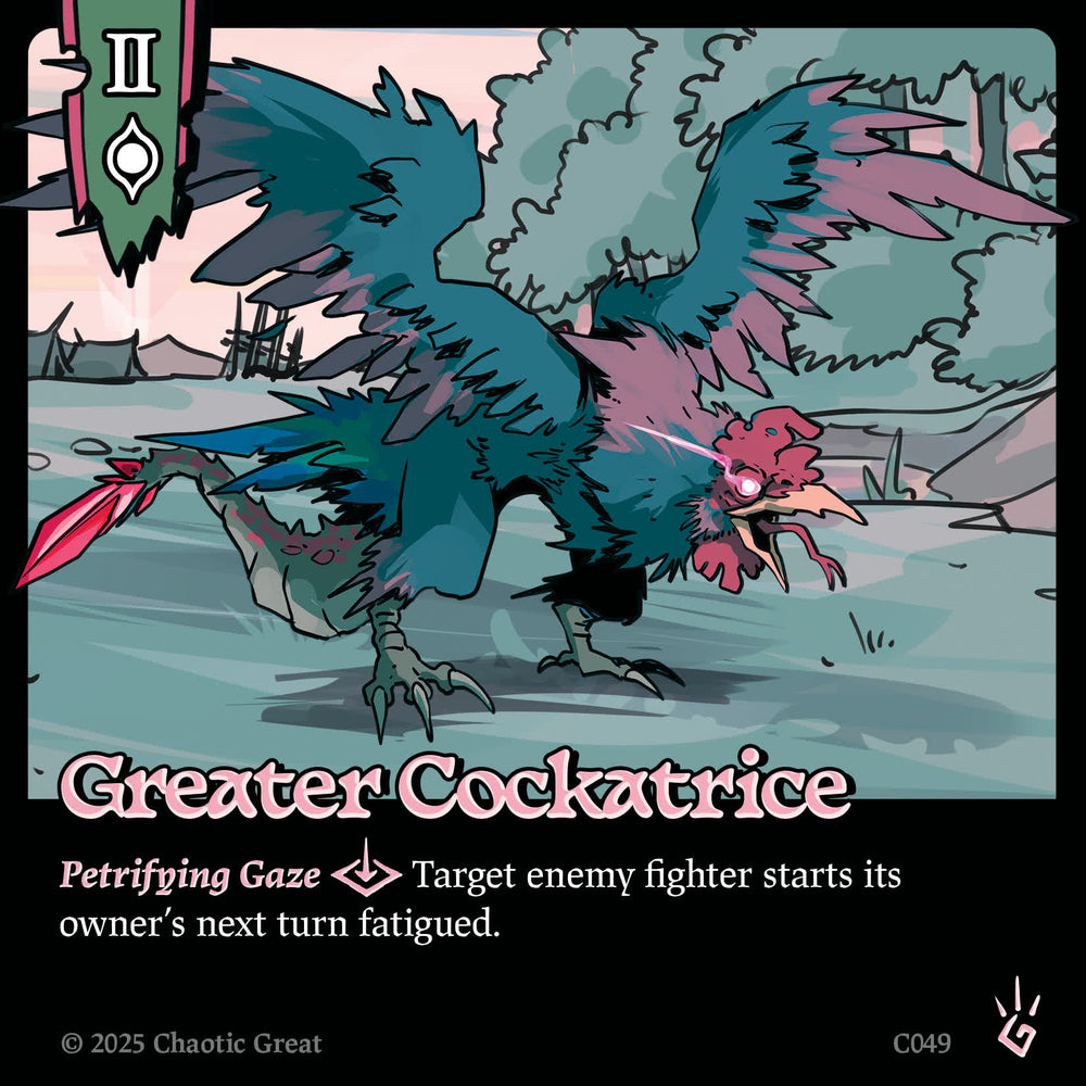 Greater Cockatrice (C049) [Base Set]
