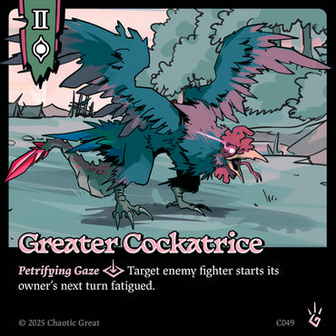 Greater Cockatrice (C049) [Base Set]