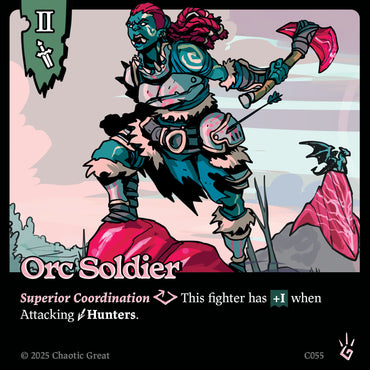 Orc Soldier (C055) [Base Set]