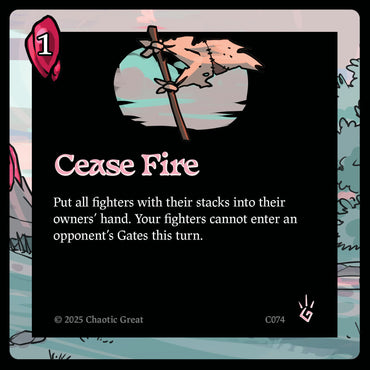 Cease Fire (C074) [Base Set]
