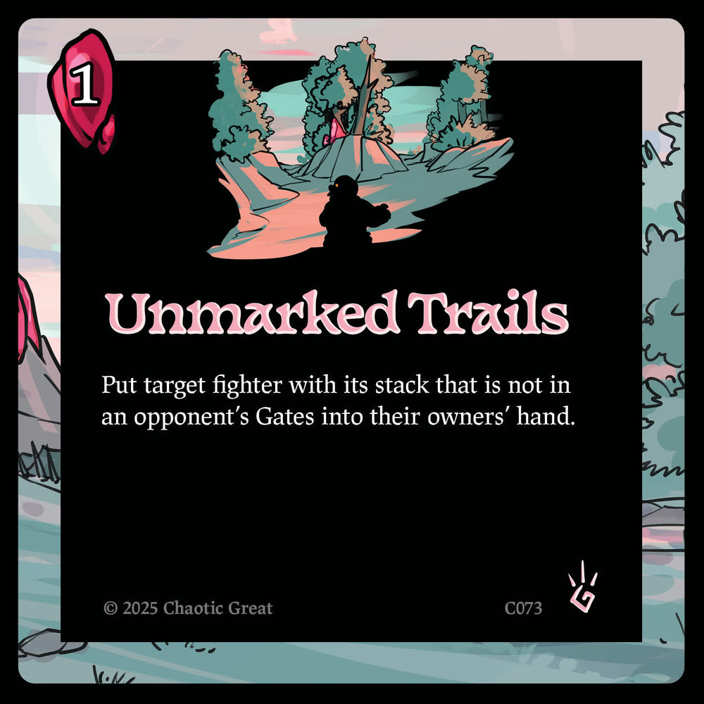Unmarked Trails (C073) [Base Set]