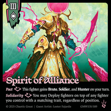 Spirit of Alliance (GMW135/189) [Auroxi Expansion]