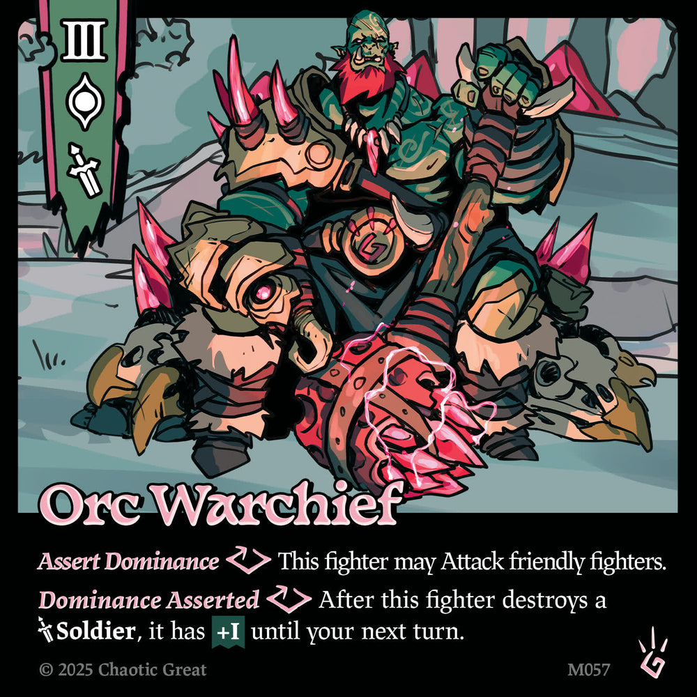 Orc Warchief (M057) [Marvorren Expansion]