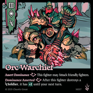 Orc Warchief (M057) [Marvorren Expansion]